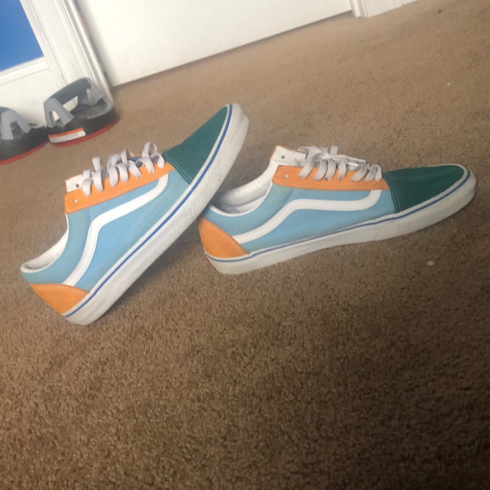 Multi colored vans